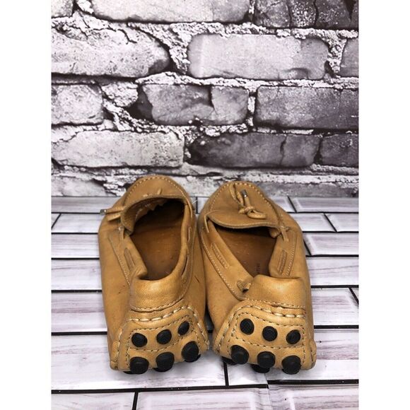 Mercanti Florentini MF-3200 Brown Leather Lace Driving Loafers Shoes Women 7.5B - Picture 6 of 16